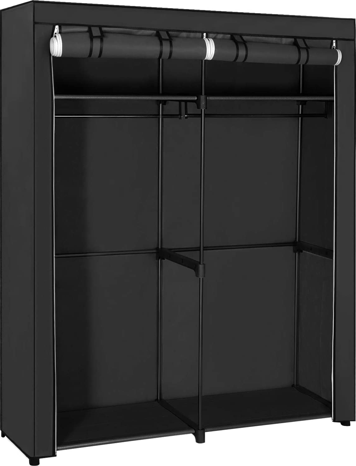 Kleiderschrank Joshua 140 x 174 cm - Schwarz