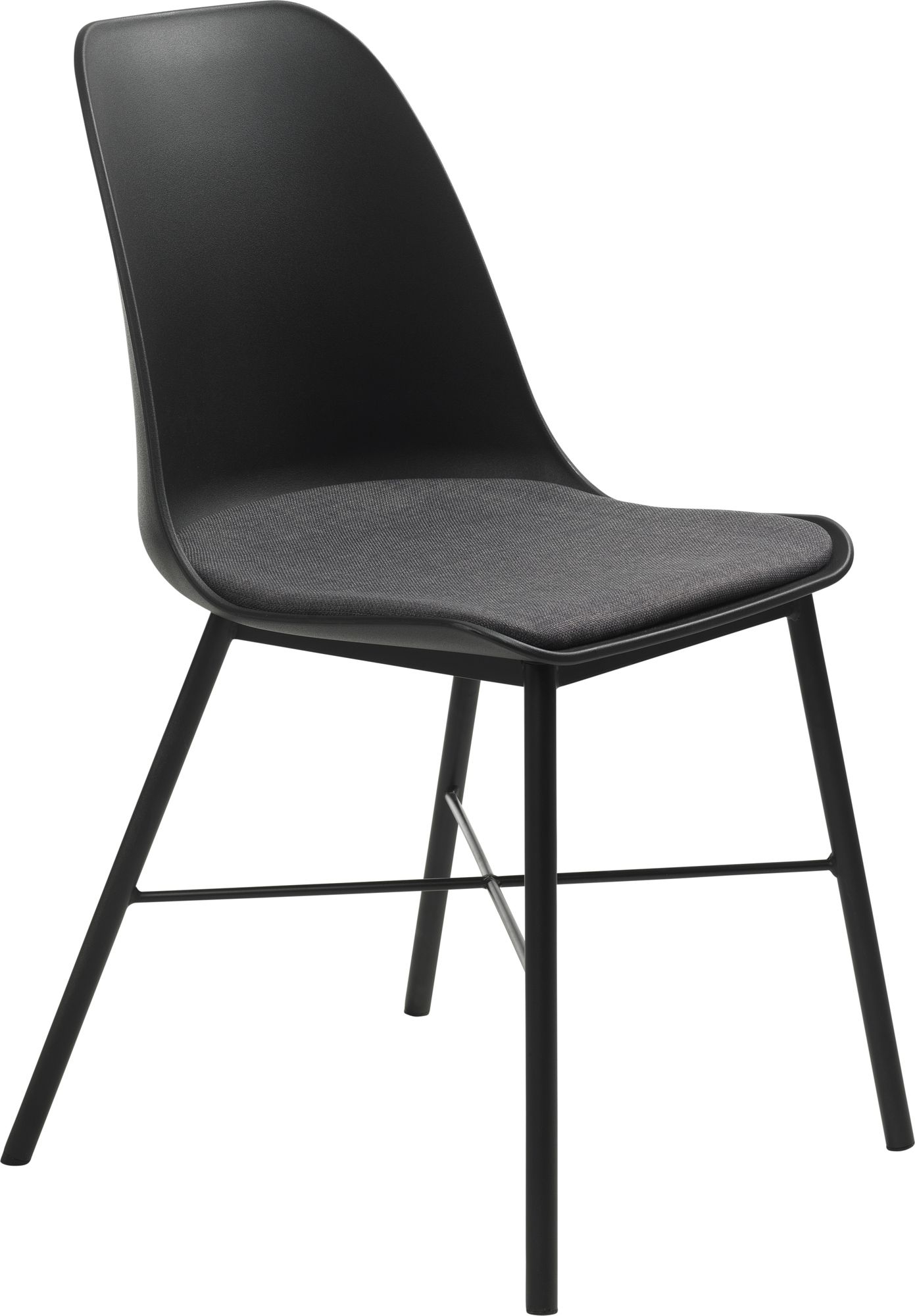 Oman schwarzer Stuhl mit Sitzkissen