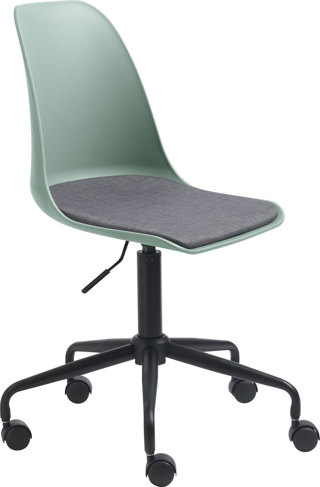 Hellgr�ner B�rostuhl Cara mit Sitzkissen