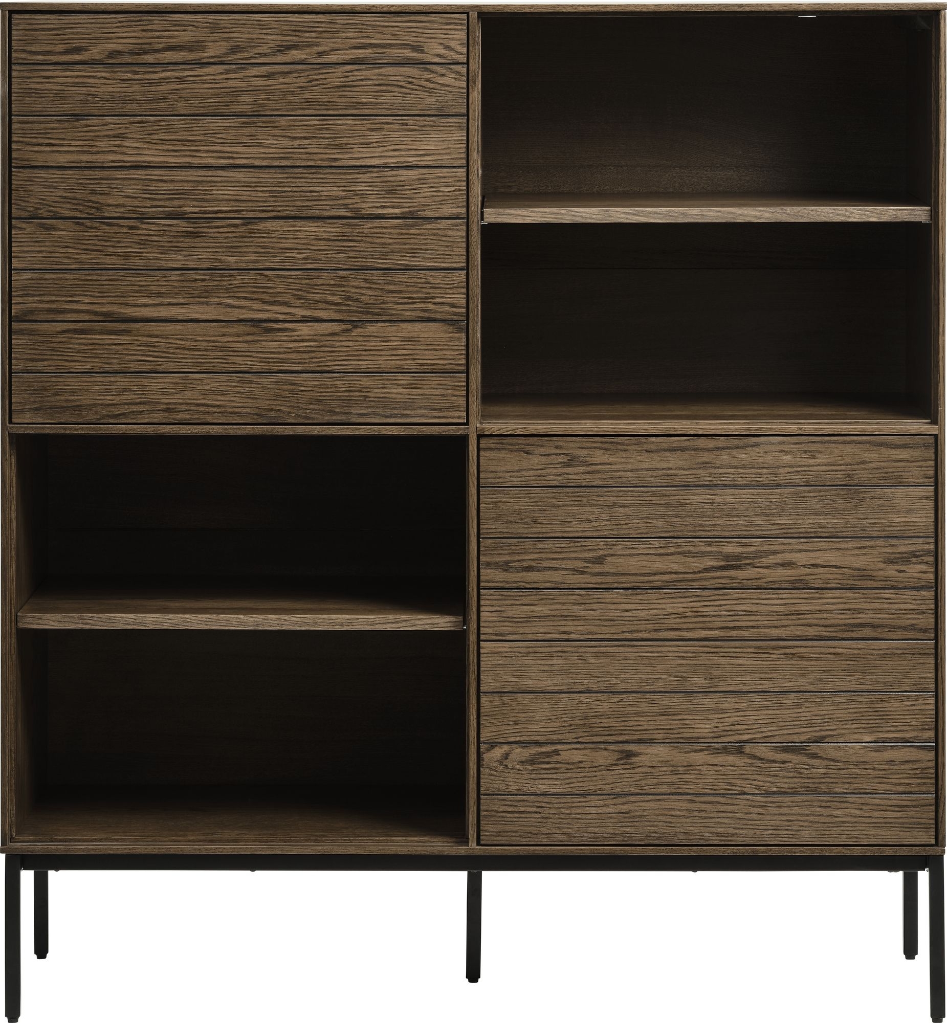 Inez-Schrank aus braun ge�lter Eiche