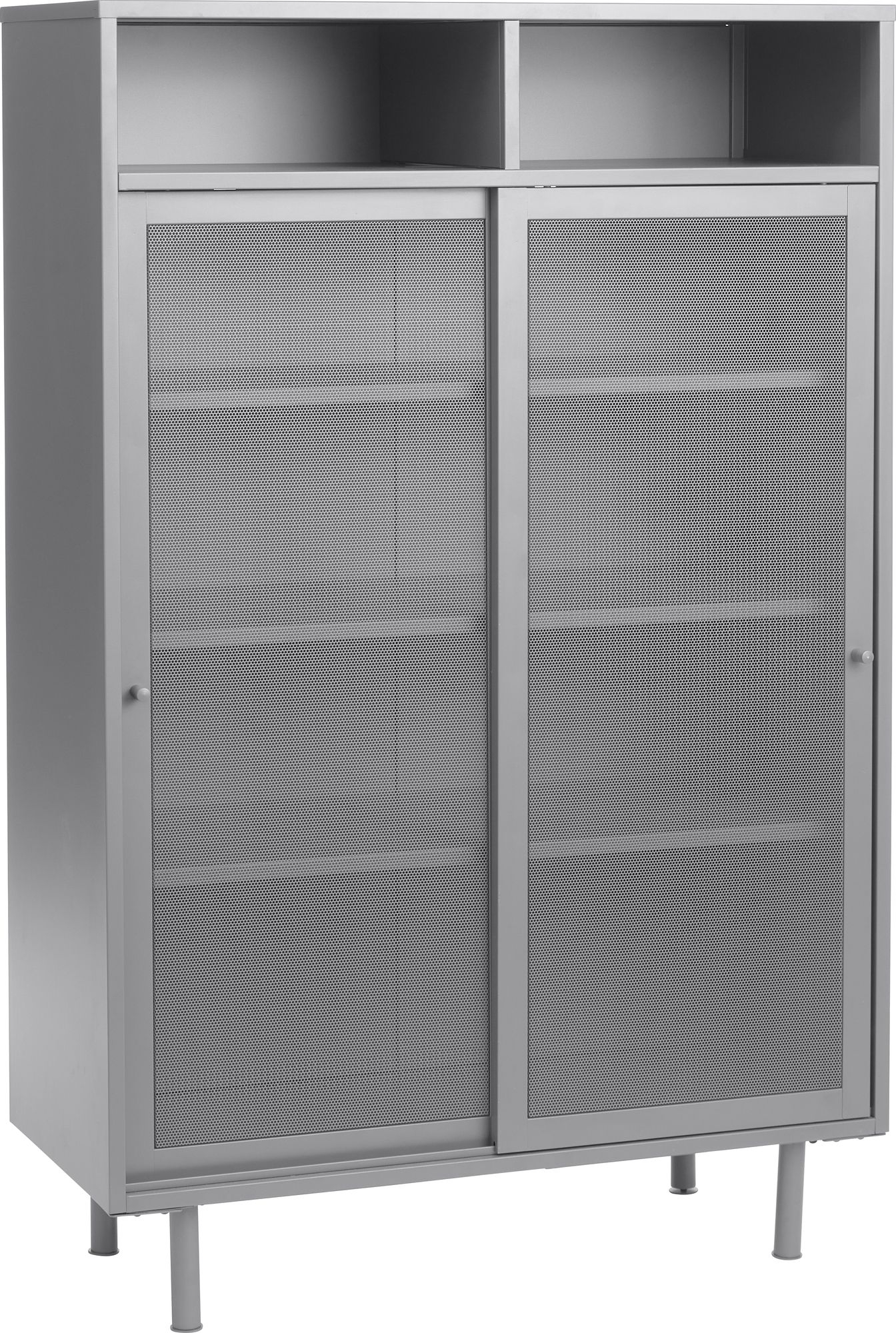Schraubstockschrank H140 cm - Greige Schraubstockschrank H140 cm - Greige