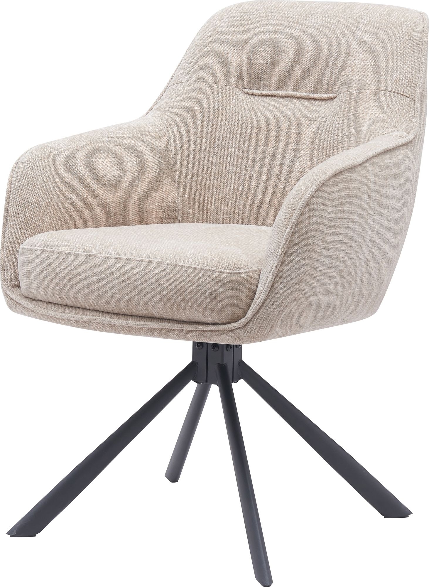 Option Sessel - Leinen/schwarz