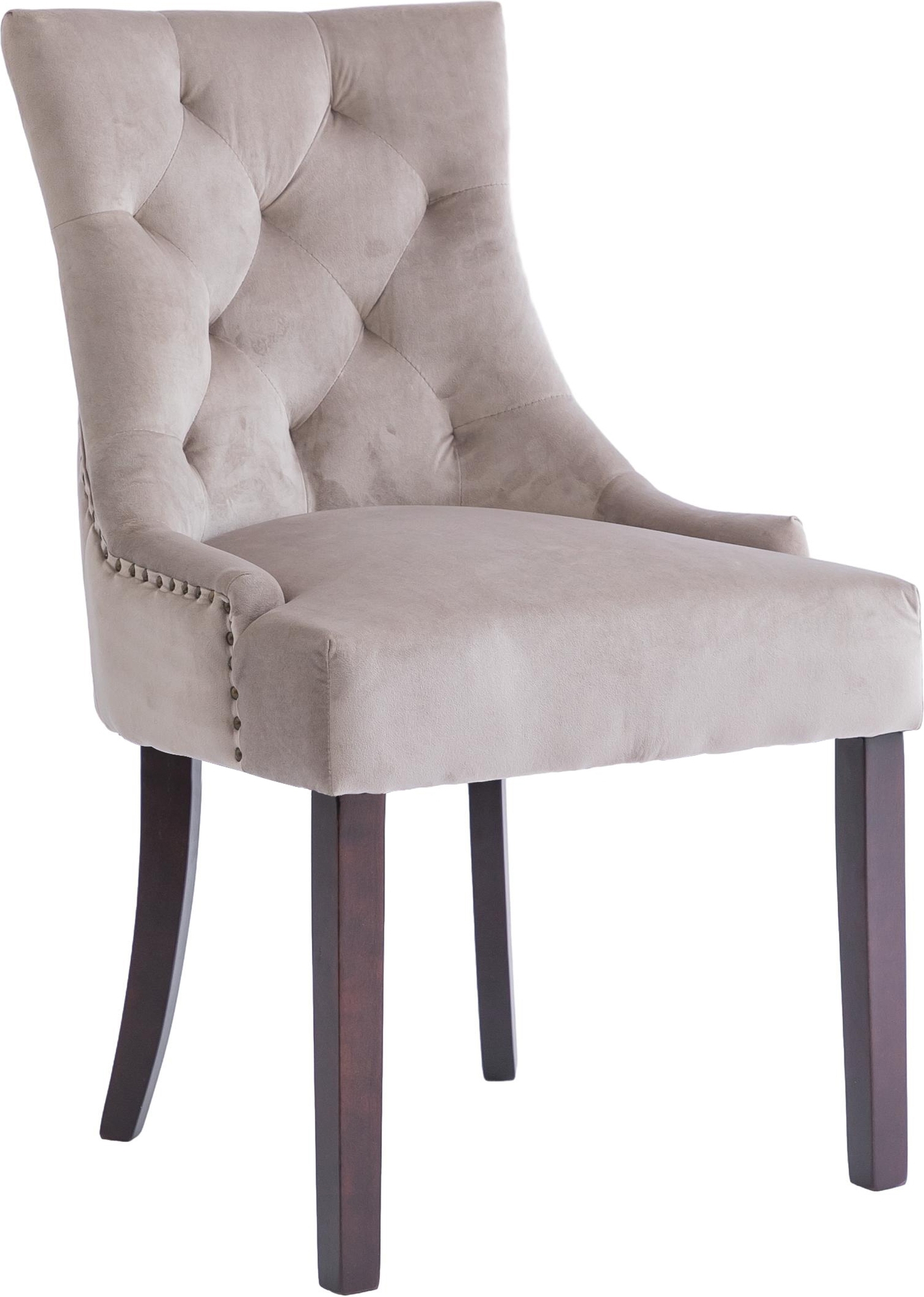 Tuva Stuhl - Dusty Grey Velvet (R�ckengriff) + M�belf��e