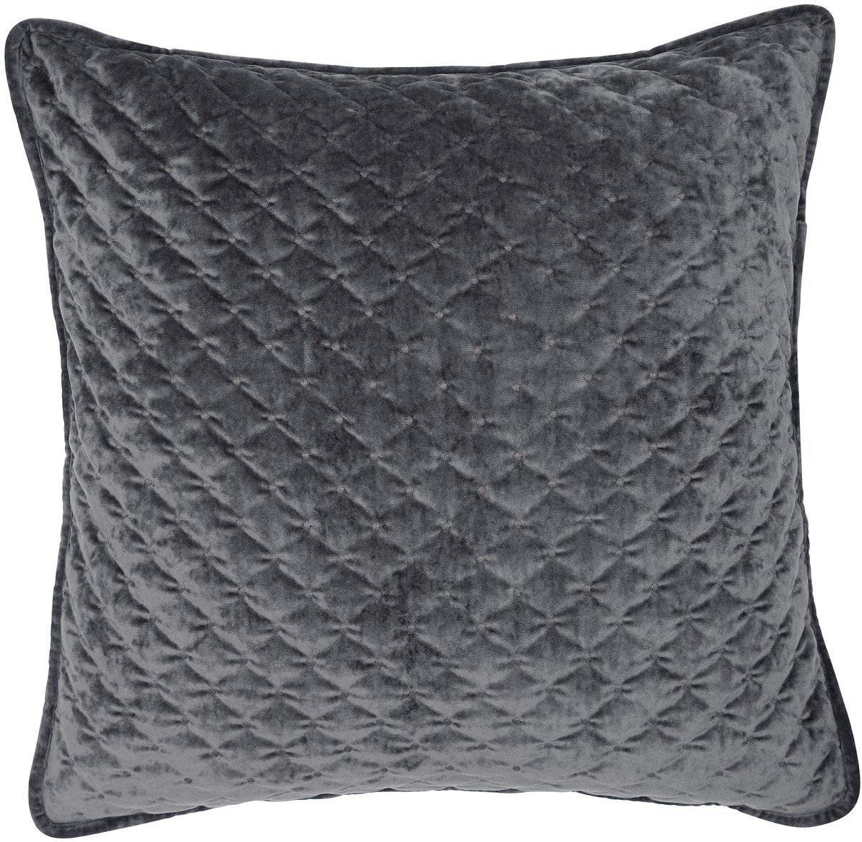 Cia Kissenbezug 60 x 60 cm - Grauer Samt