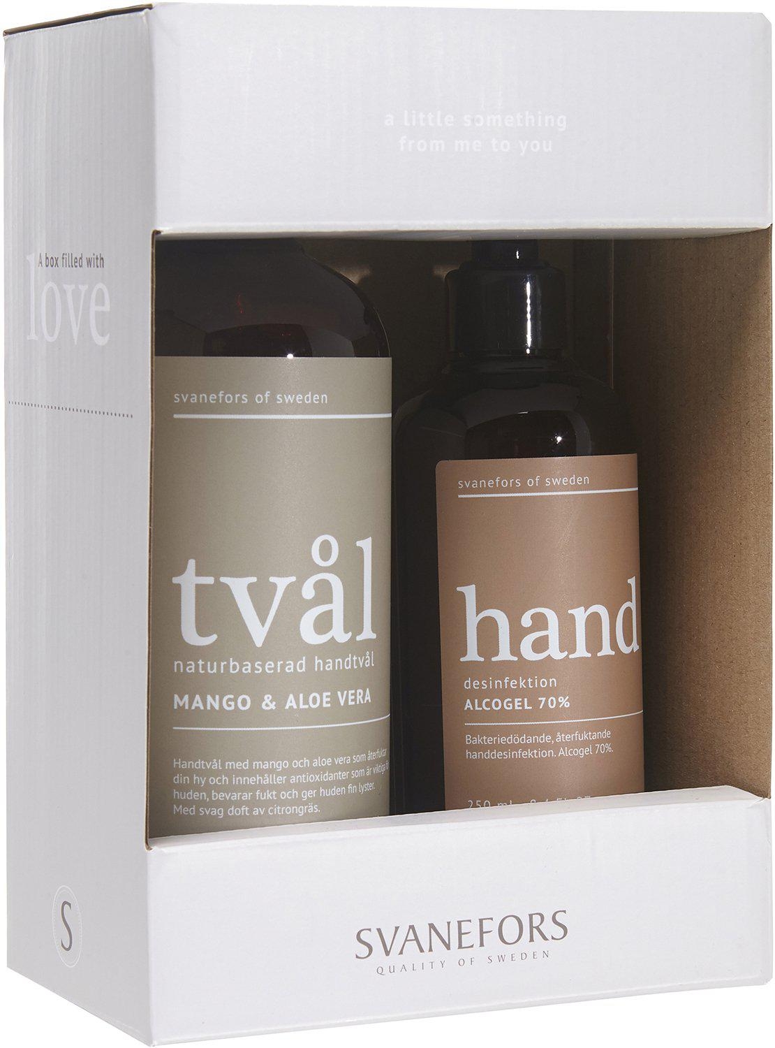 Eine Box voller Liebe Seife und Händedesinfektionsmittel - Transparent Eine Box voller Liebe Seife und Händedesinfektionsmittel - Transparent