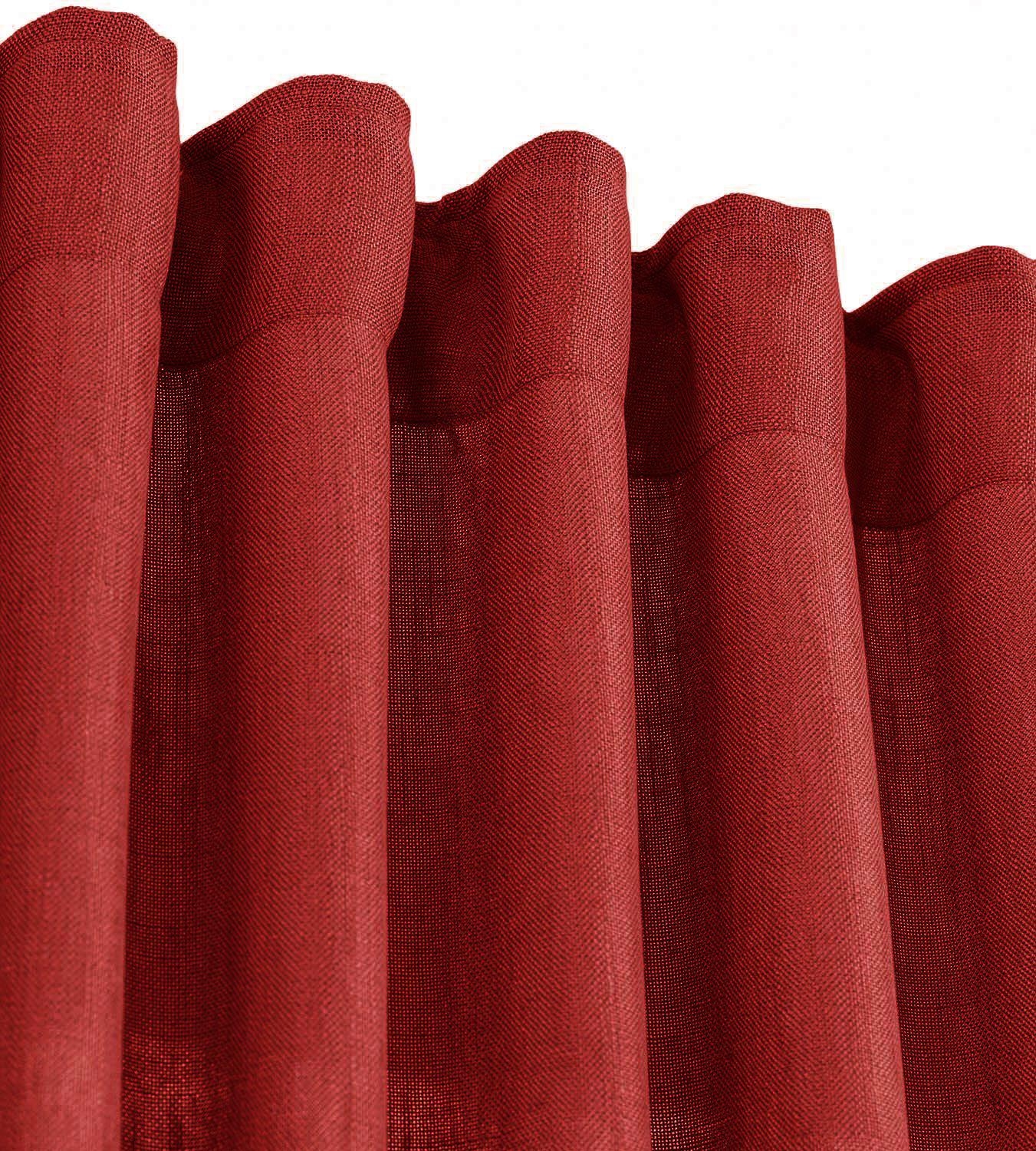 Cecil Mantel 47 x 250 cm - Rot