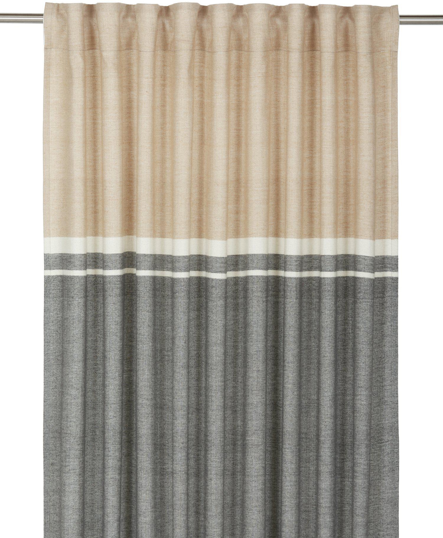 Carin Vorhang 2er-Pack 2 x 140 x 260 cm - Eiskaffee