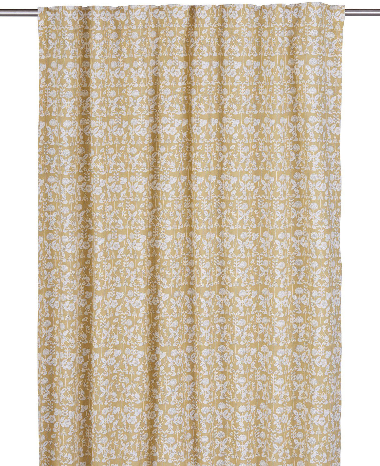 De Mine Vorhang 2er-Pack 2 x 140 x 280 cm - Beigegelb