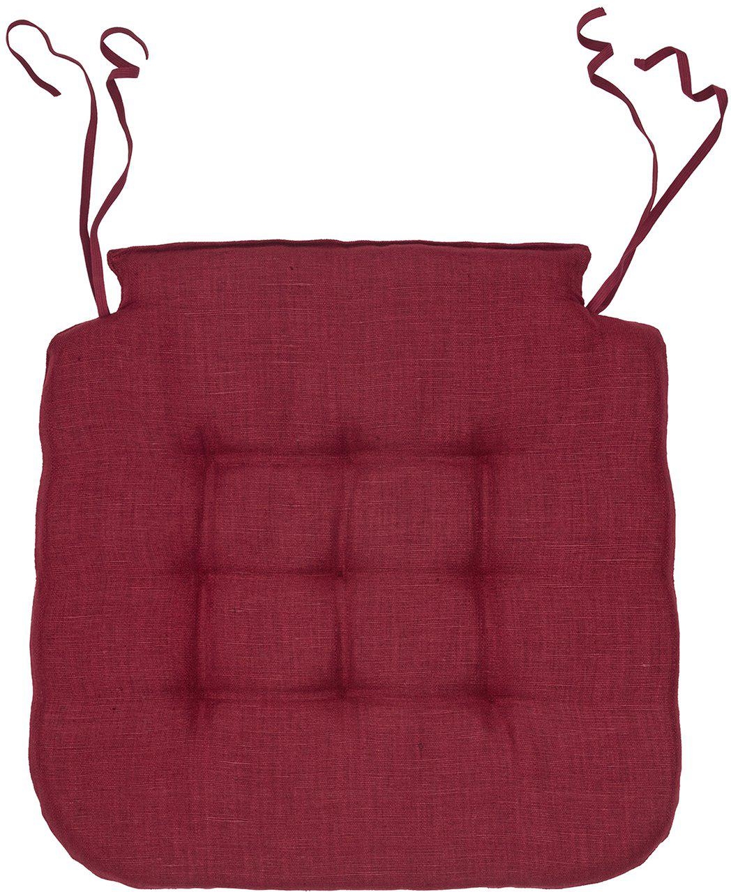 Stuhlkissen f�r Herren, 42 x 41 x 3 cm - leuchtendes Rot