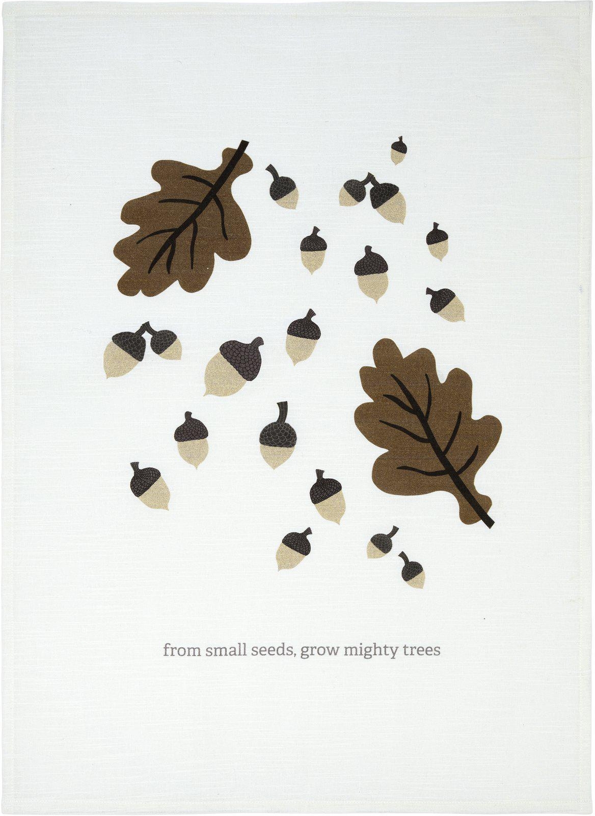 Eichel-Küchentuch 50 x 70 cm - Dunkles Nougat Eichel-Küchentuch 50 x 70 cm - Dunkles Nougat