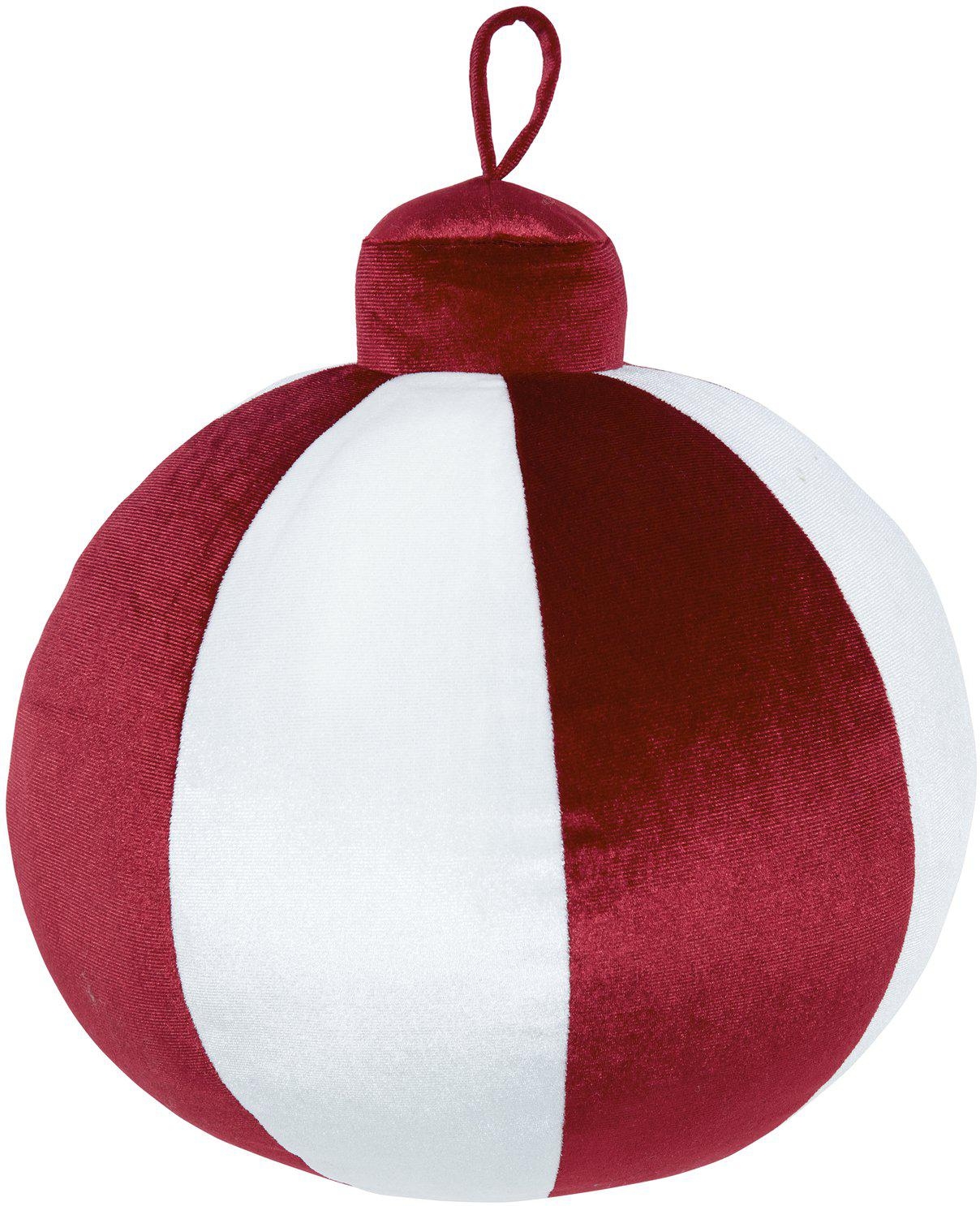 Kugel Dekokissen 28 cm - Rot