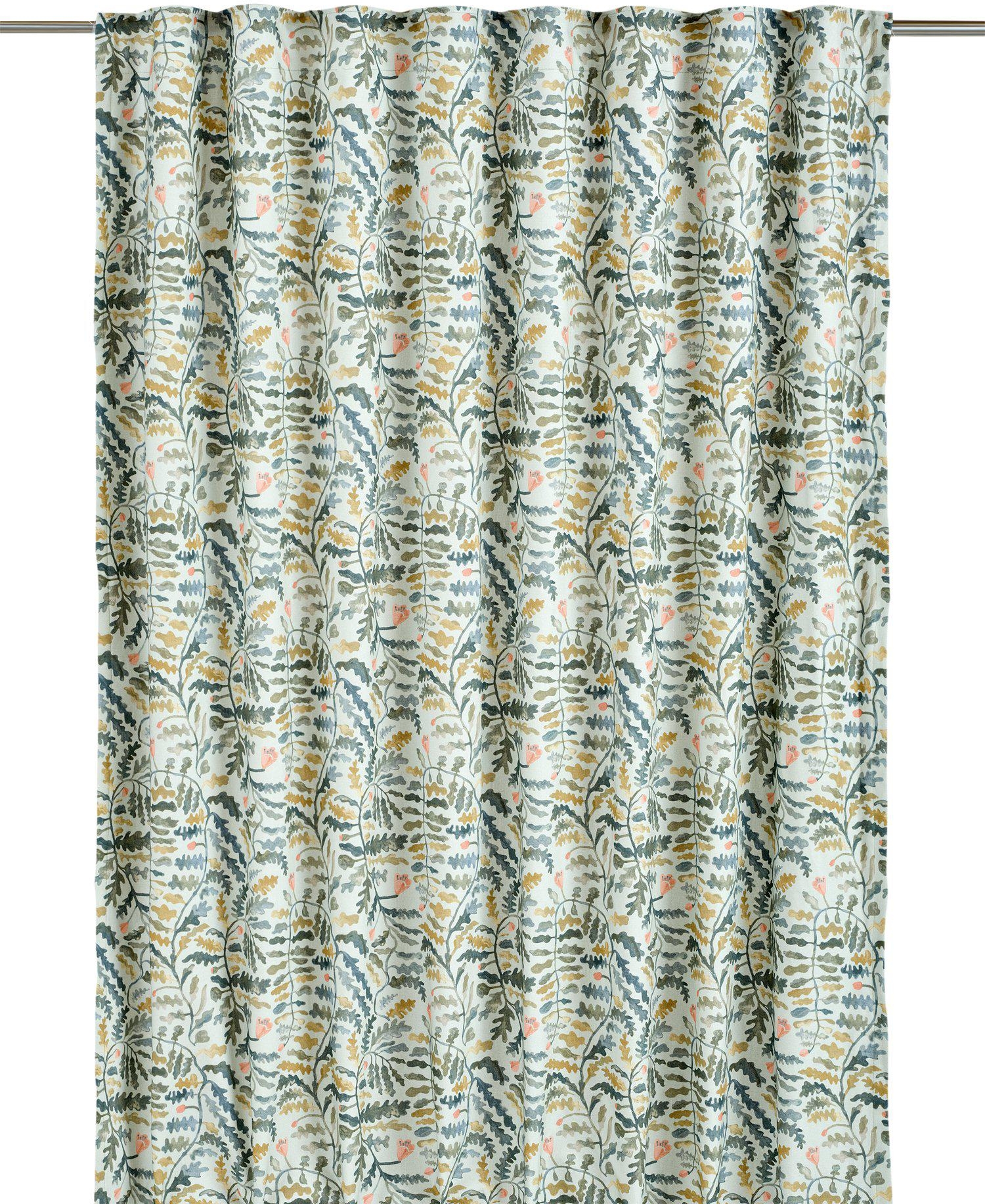 Bertie Vorhang 2er-Pack 2 x 135 x 280 cm - Blaugr�n