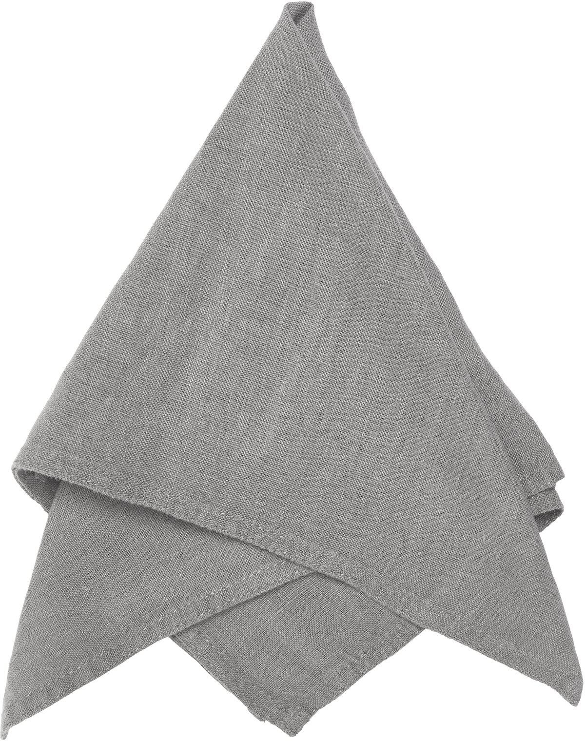 Julie Serviette 45 x 45 cm - Grau Julie Serviette 45 x 45 cm - Grau