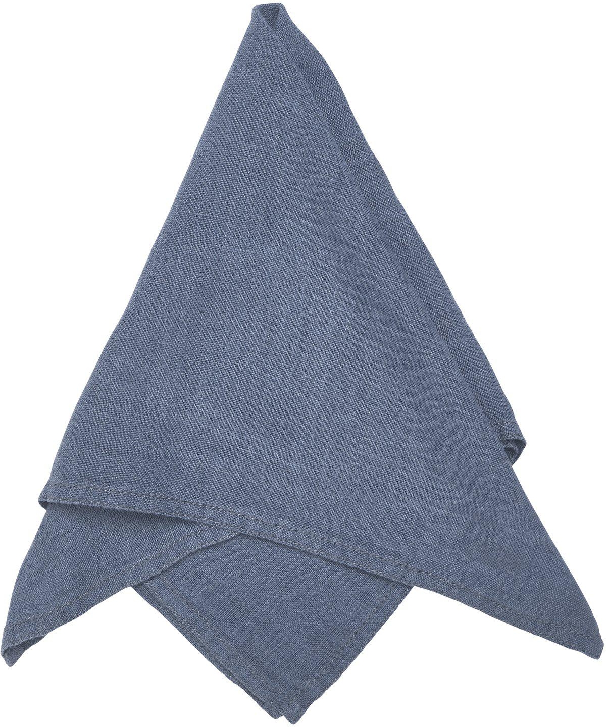 Julie Serviette 45 x 45 cm - Blaugrau Julie Serviette 45 x 45 cm - Blaugrau