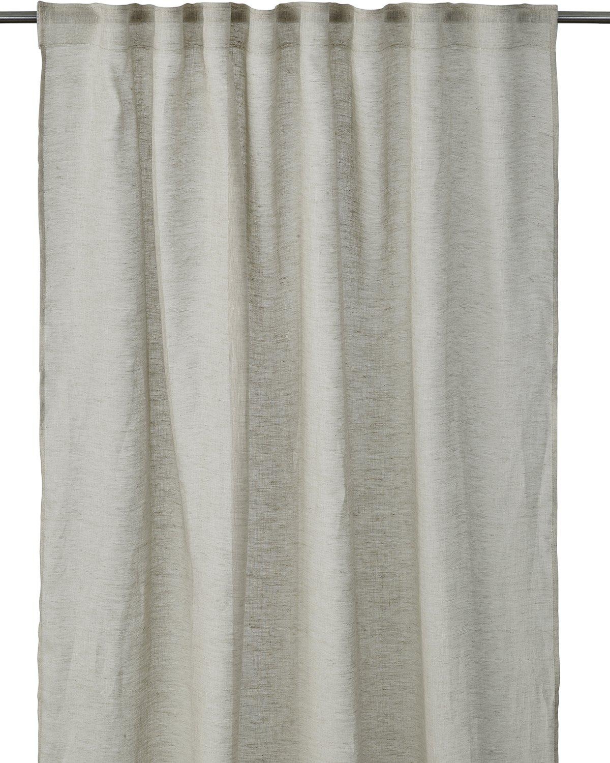 Sophie Vorhang 2er-Pack 2 x 145 x 280 cm - Leinen/Weiß Sophie Vorhang 2er-Pack 2 x 145 x 280 cm - Leinen/Weiß