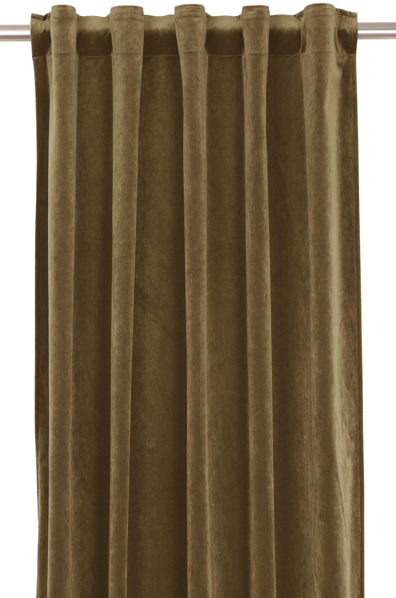 Elise Vorhang 2er-Pack 2 x 135 x 280 cm - Hellbraun Elise Vorhang 2er-Pack 2 x 135 x 280 cm - Hellbraun