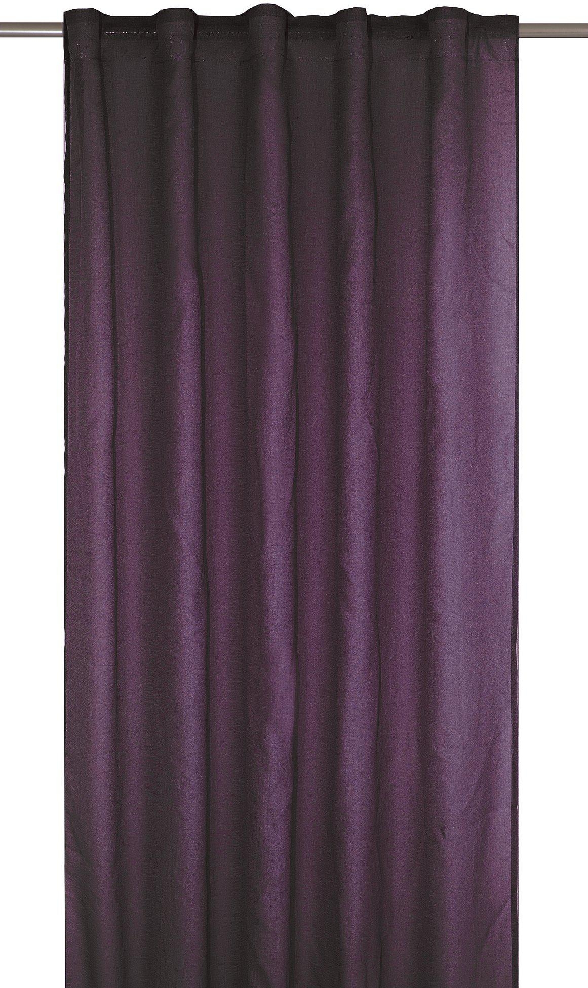 Ronaldie Vorhang 2er-Pack 2 x 140 x 280 cm - Weinrot