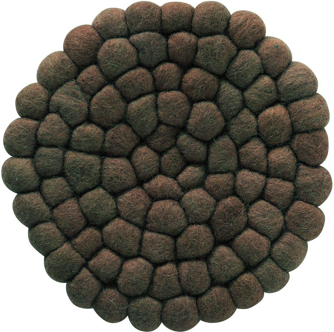 Nisha Topfmatte Ø20 cm - Braun Nisha Topfmatte Ø20 cm - Braun