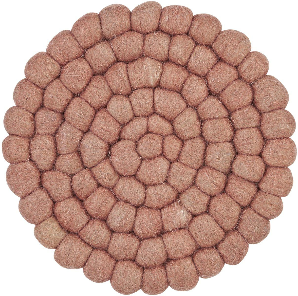 Nisha Topfmatte Ø20 cm - Koralle Nisha Topfmatte Ø20 cm - Koralle