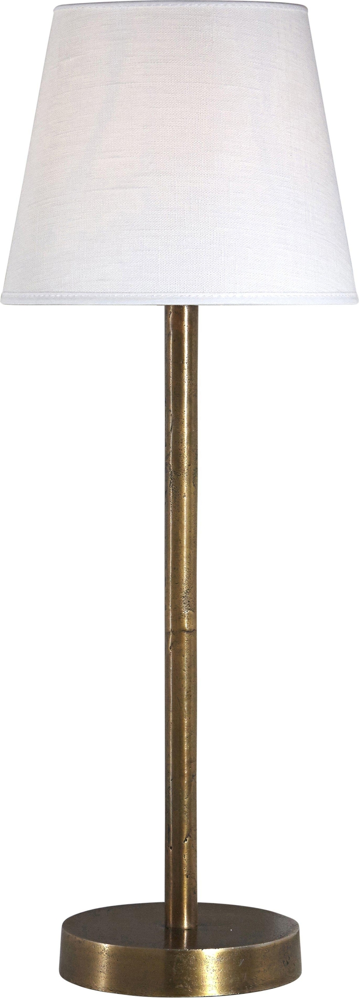 Columbus Tischlampe - Rustikales Messing - 65 cm