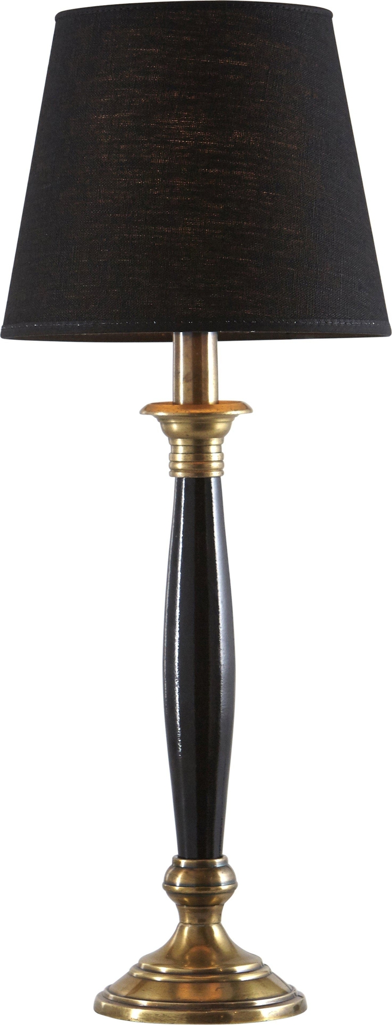 Madison Tischlampe - Schwarz/Antikmessing - 55 cm