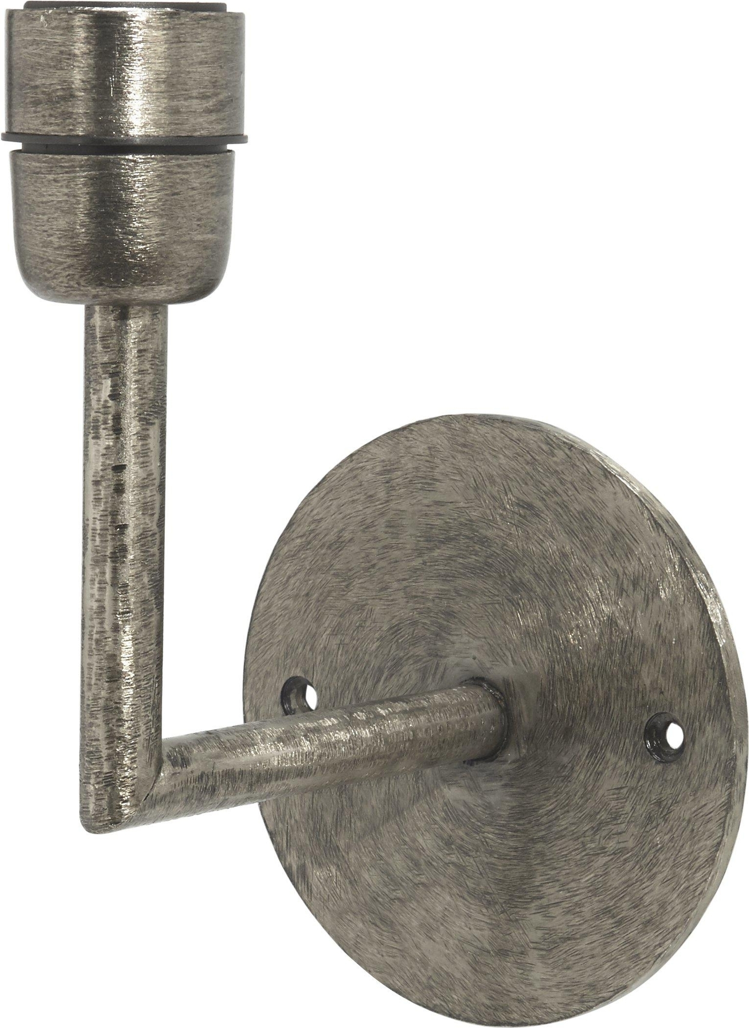 Sockelwandleuchte - Silber - 13 cm