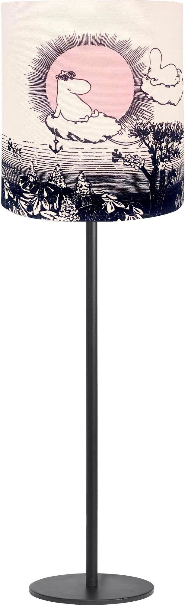 Base Moomin Sky Tischlampe - Schwarz - 55 cm Base Moomin Sky Tischlampe - Schwarz - 55 cm