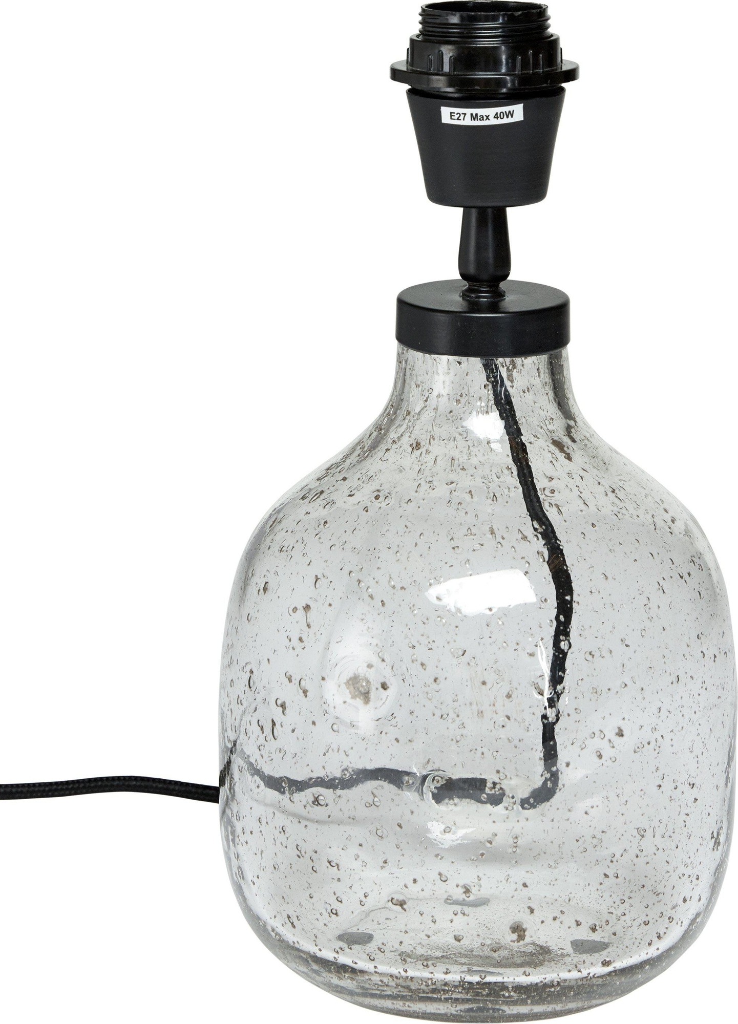 Groove-Lampensockel - Klarglas - 30 cm Groove-Lampensockel - Klarglas - 30 cm