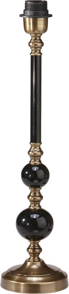 Abbey-Lampensockel - Schwarz/Messing - 50 cm
