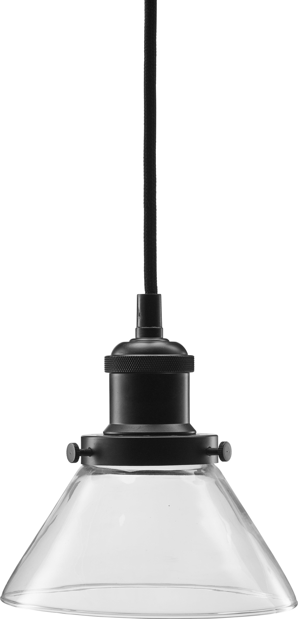 August Fensterlampe - Klarglas/Schwarz - 15 cm August Fensterlampe - Klarglas/Schwarz - 15 cm