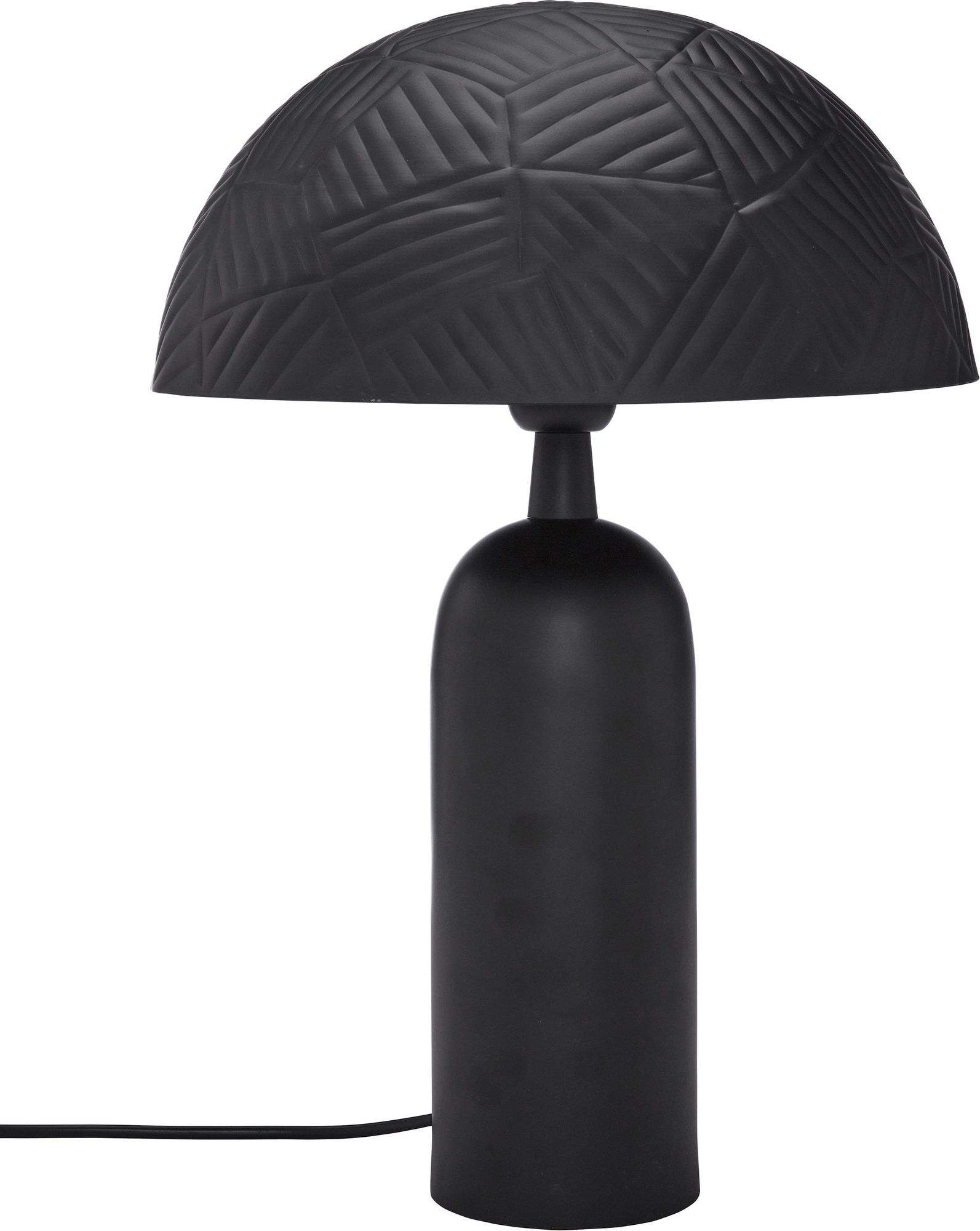 Carter Tischlampe - Mattschwarz - 45 cm