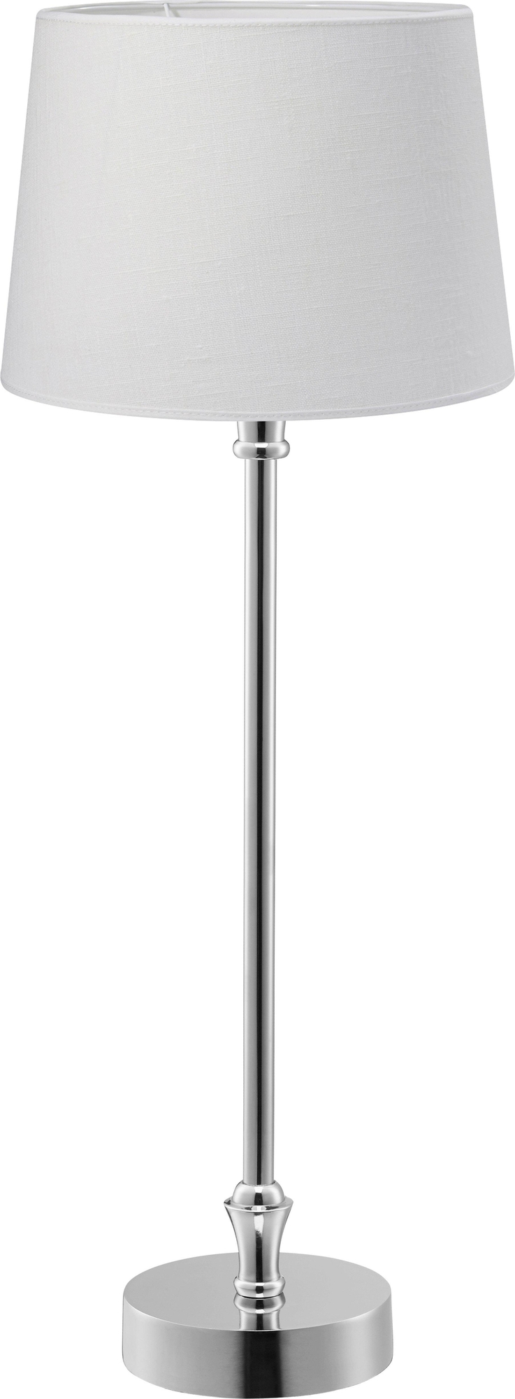 Liam Tischlampe - Wei�/Chrom - 59 cm