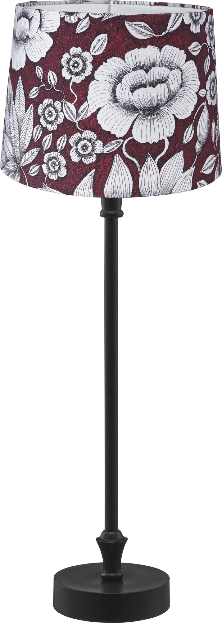 Liam Tischlampe - Rot/Schwarz - 59 cm Liam Tischlampe - Rot/Schwarz - 59 cm