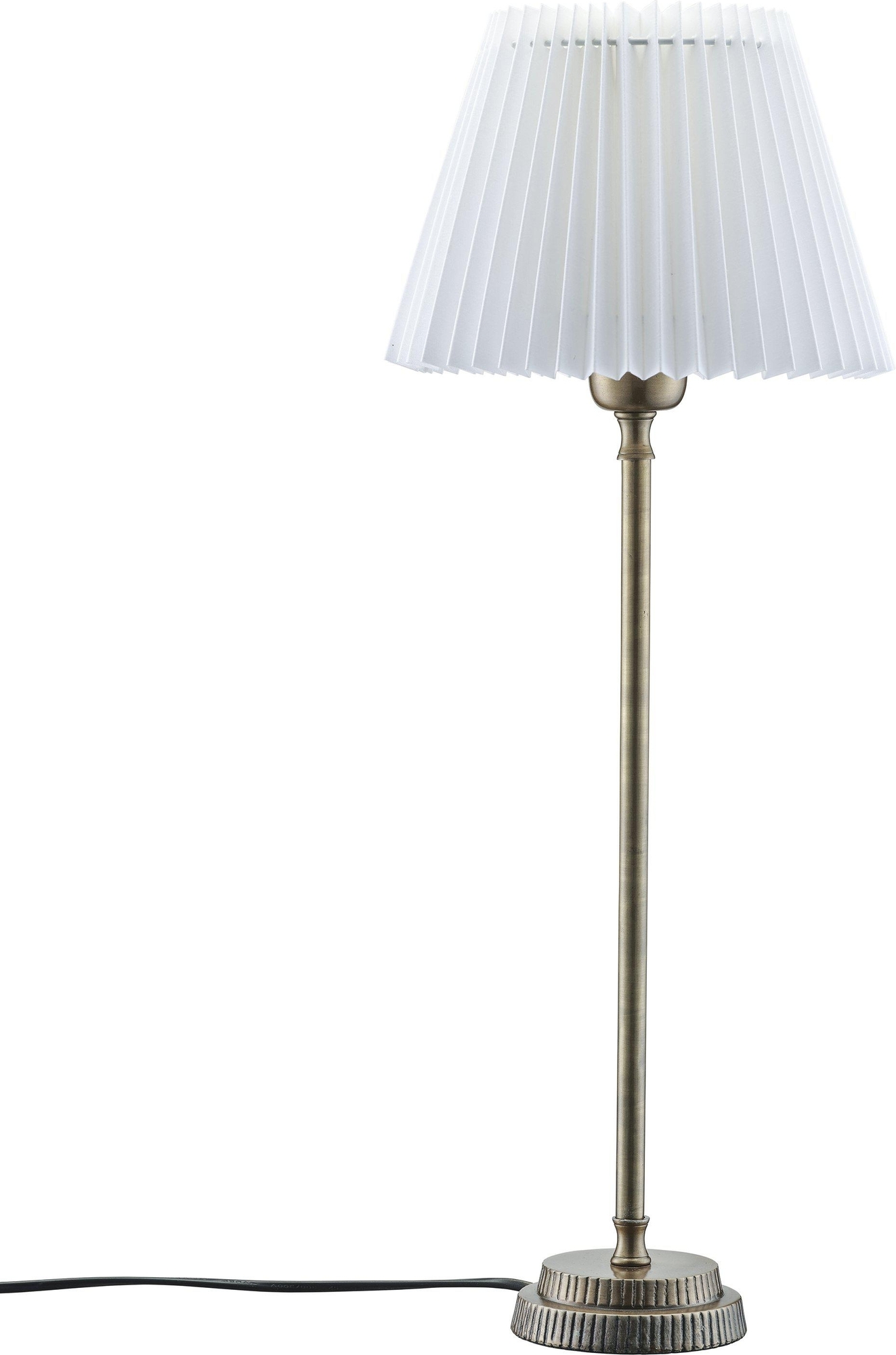 Tischleuchte Kent - Offwhite/Messing - 58 cm