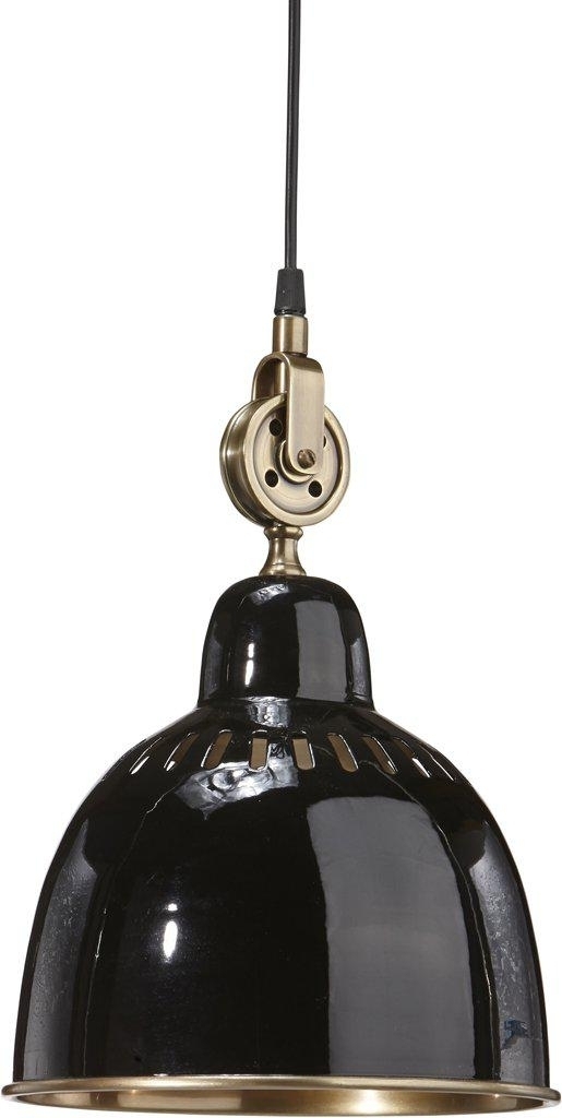 Cleveland Deckenleuchte - Schwarz/Messing - 23 cm