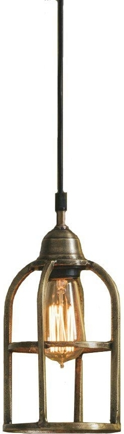 Boston Pendelleuchte mit Lichtquelle - Rustikales Messing Boston Pendelleuchte mit Lichtquelle - Rustikales Messing