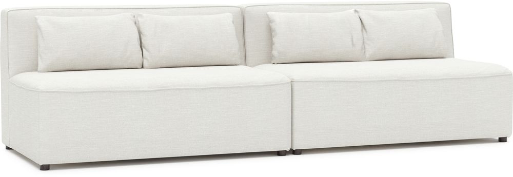 Modular aufbaubares 3-Sitzer-Sofa - Natur