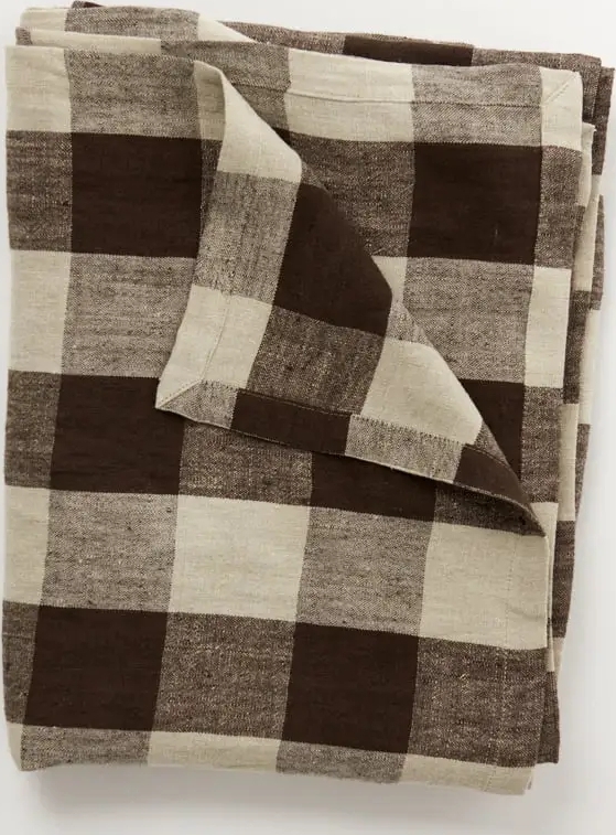 Johanna Tischdecke braun/natur Johanna Tischdecke braun/natur