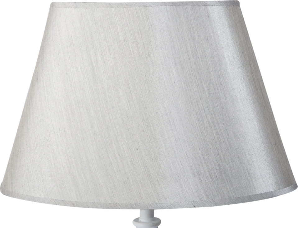 Lampenschirm aus Seide - Grau