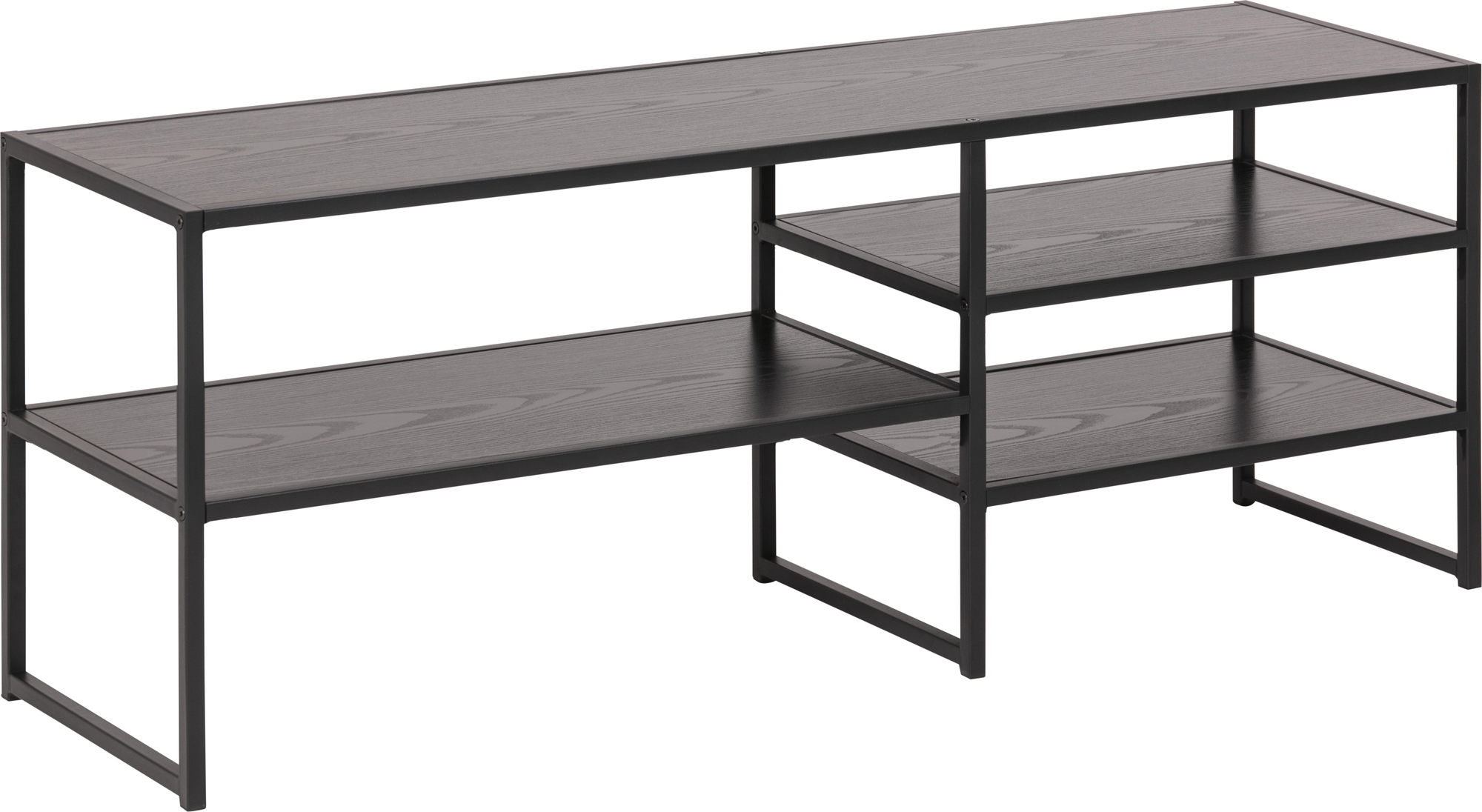 Seaford Medienbank 120 cm - Schwarz