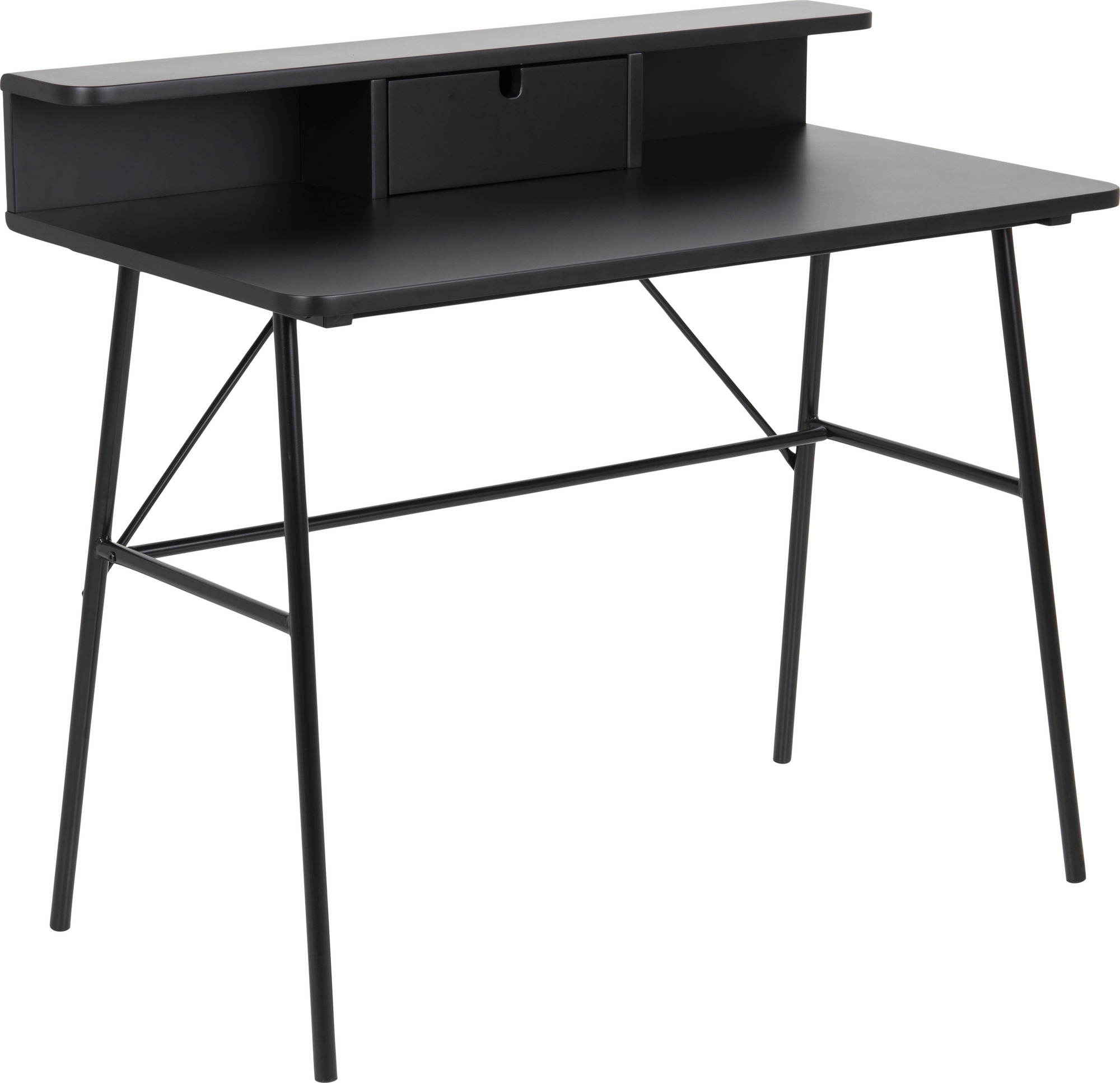 Pascal Schreibtisch 89 cm - Schwarz