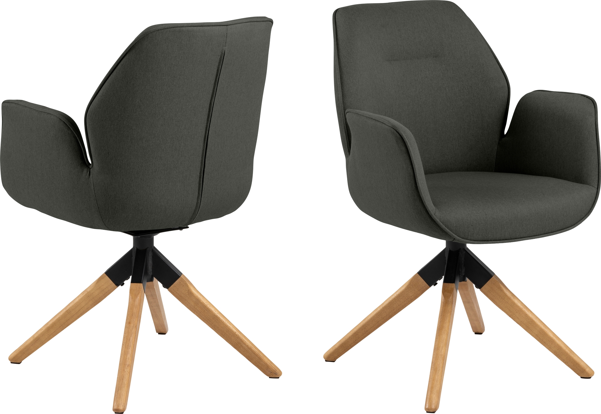 Aura Sessel - Dunkelgrau/Eiche Aura Sessel - Dunkelgrau/Eiche