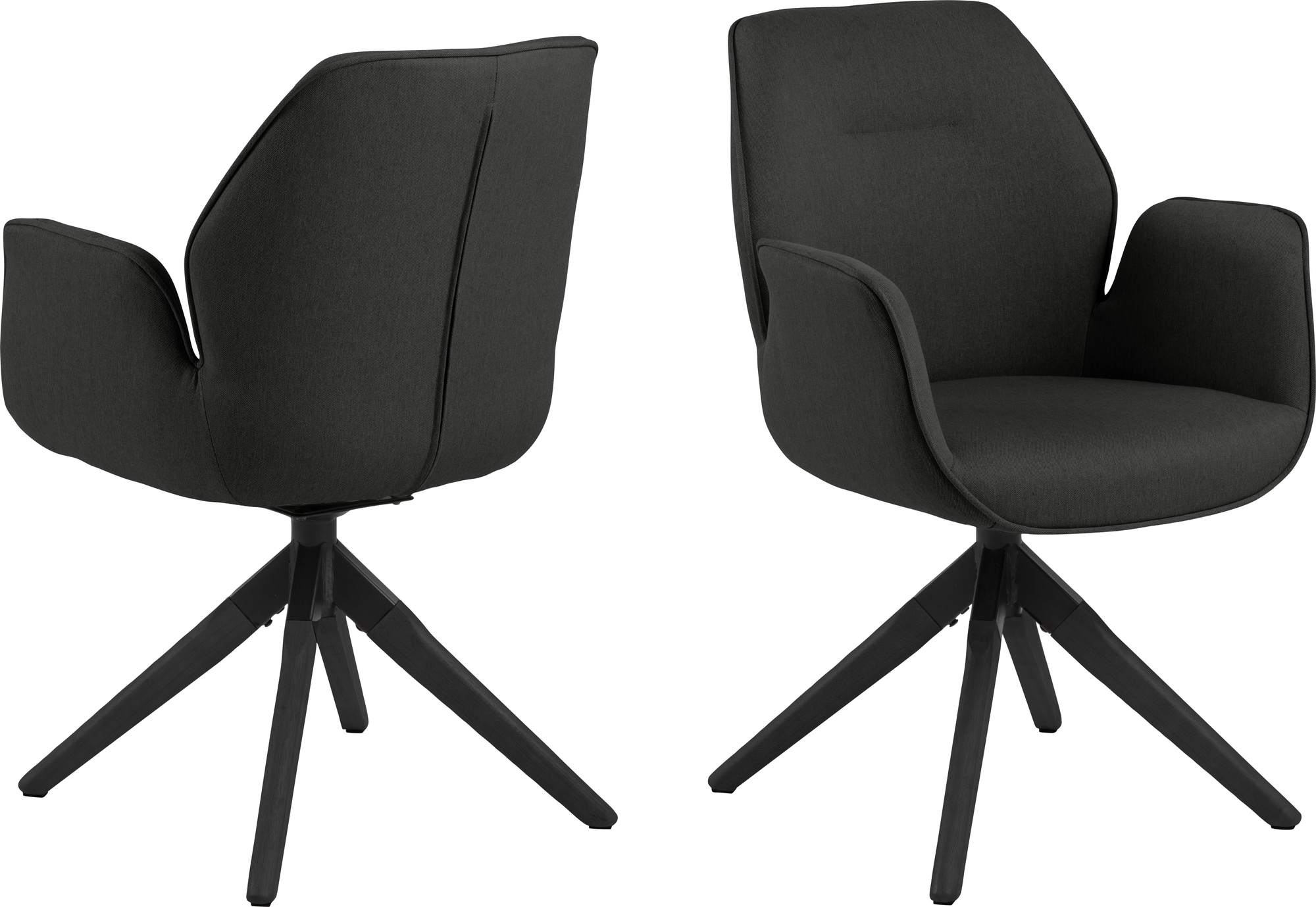 Aura Sessel - Dunkelgrau/Schwarz