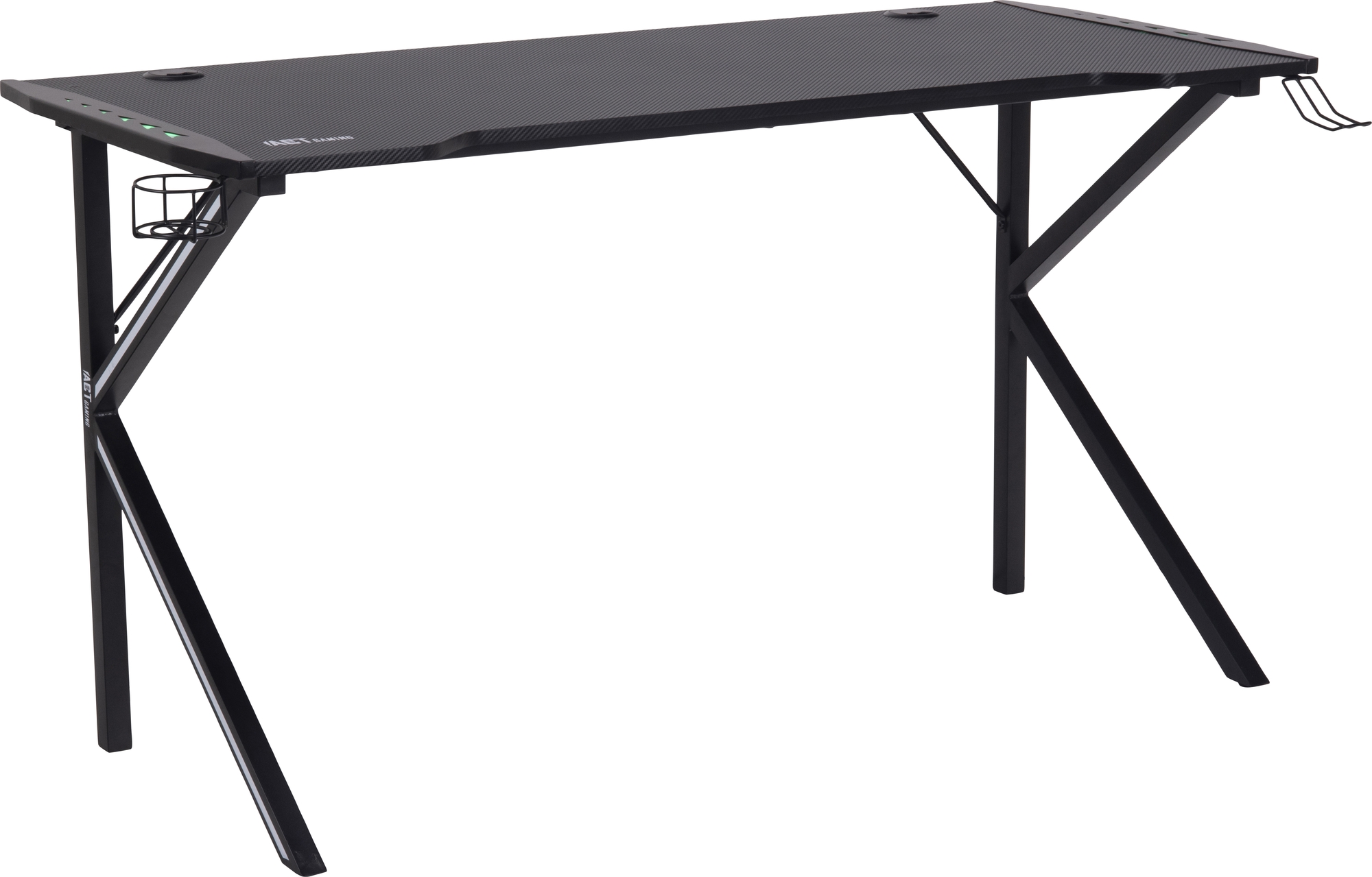 Ninja-Desktop | Computertisch - Grau (140 cm)