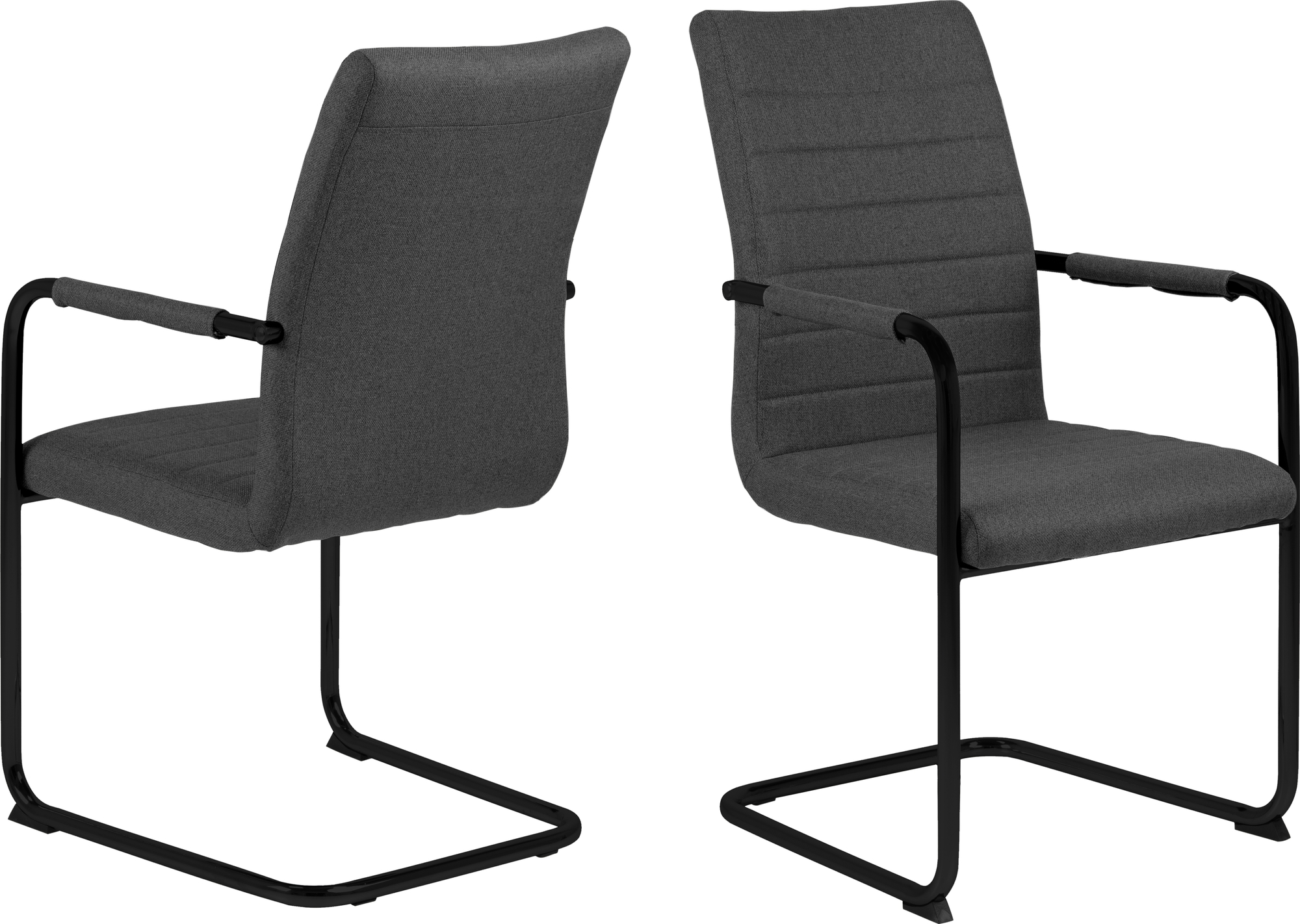 Sessel Moon - Grau/Schwarz