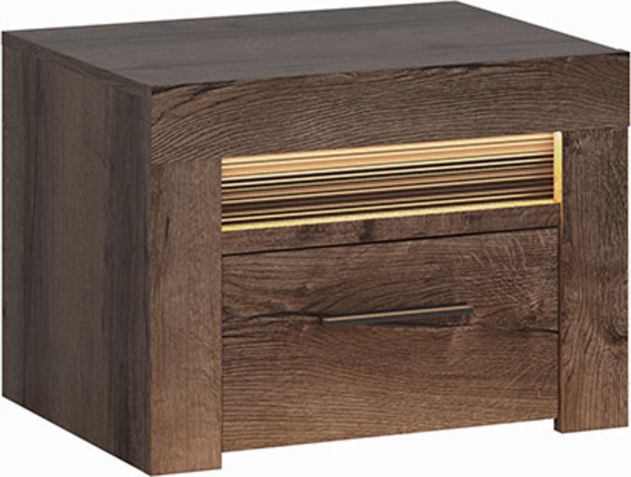 Baylar Nachttisch - Dunkle Eiche