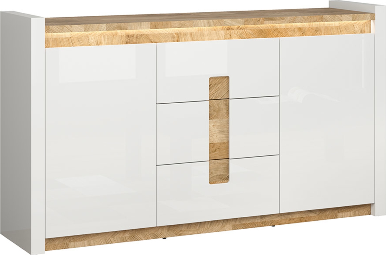 Alameda Sideboard 172 cm - Wei�/Eiche