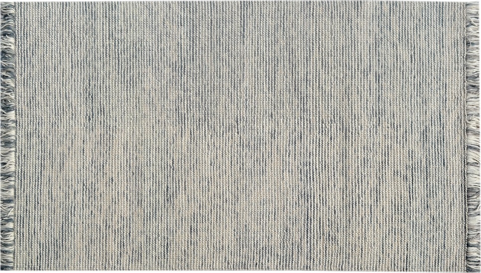 Weidenteppich - Creme/Grau