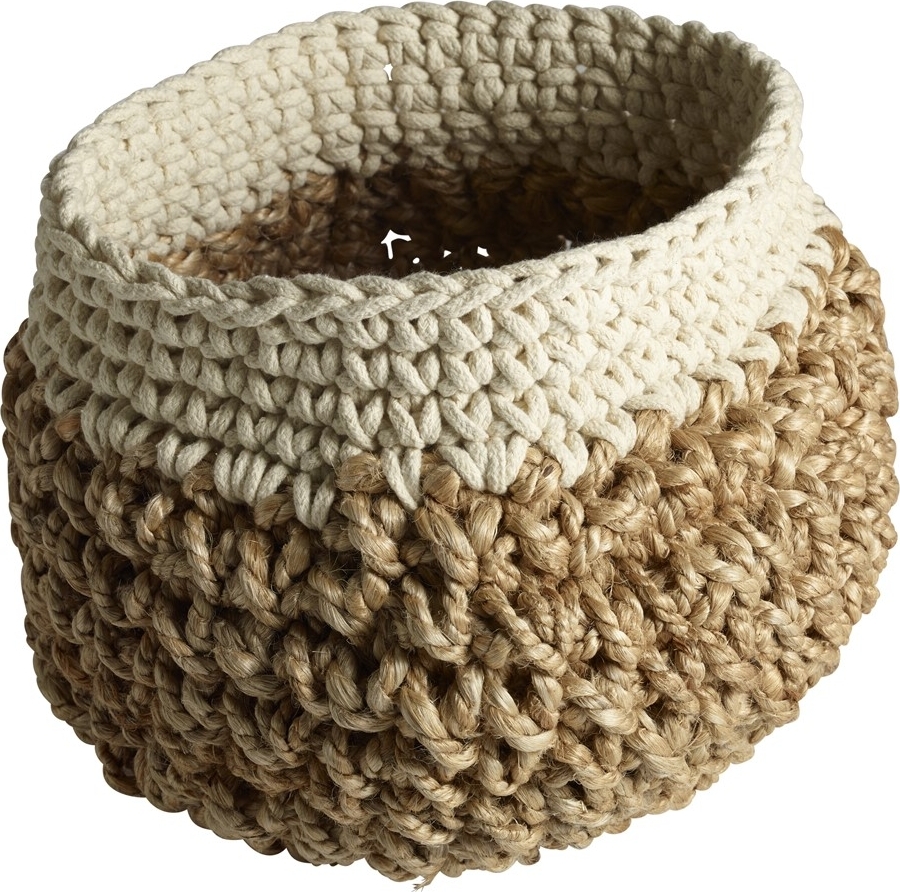 Amara-Korb 25 x 25 cm - Jute/Creme Amara-Korb 25 x 25 cm - Jute/Creme