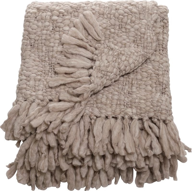 Mette-Plaid 130 x 170 cm - Sand